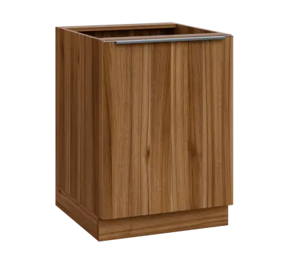 SIS - 6D spodní skříňka, 1-dveřová, pravá, 870x600x600, ořech světlý